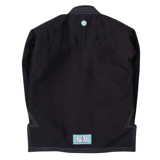Shoyoroll Batch 72 Rebel Grappler black Brazilian Jiu-Jitsu Gi back view