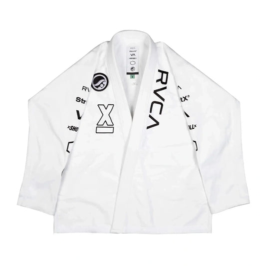 Shoyoroll RVCA x StreetX BJJ Gi front view 450 GSM Brazilian Jiu-Jitsu kimono