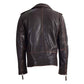 Mens Real New Zealand Leather Biker Style Jacket