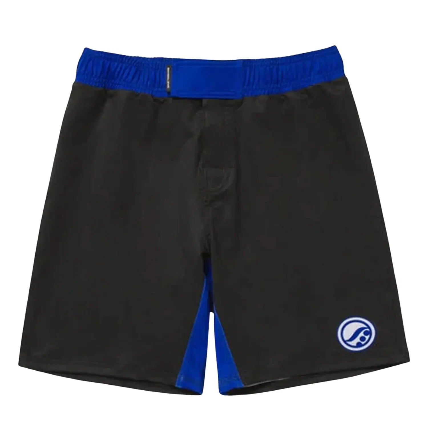 BJJ No Gi Shoyoroll Azure Competitor training fitted shorts black front view