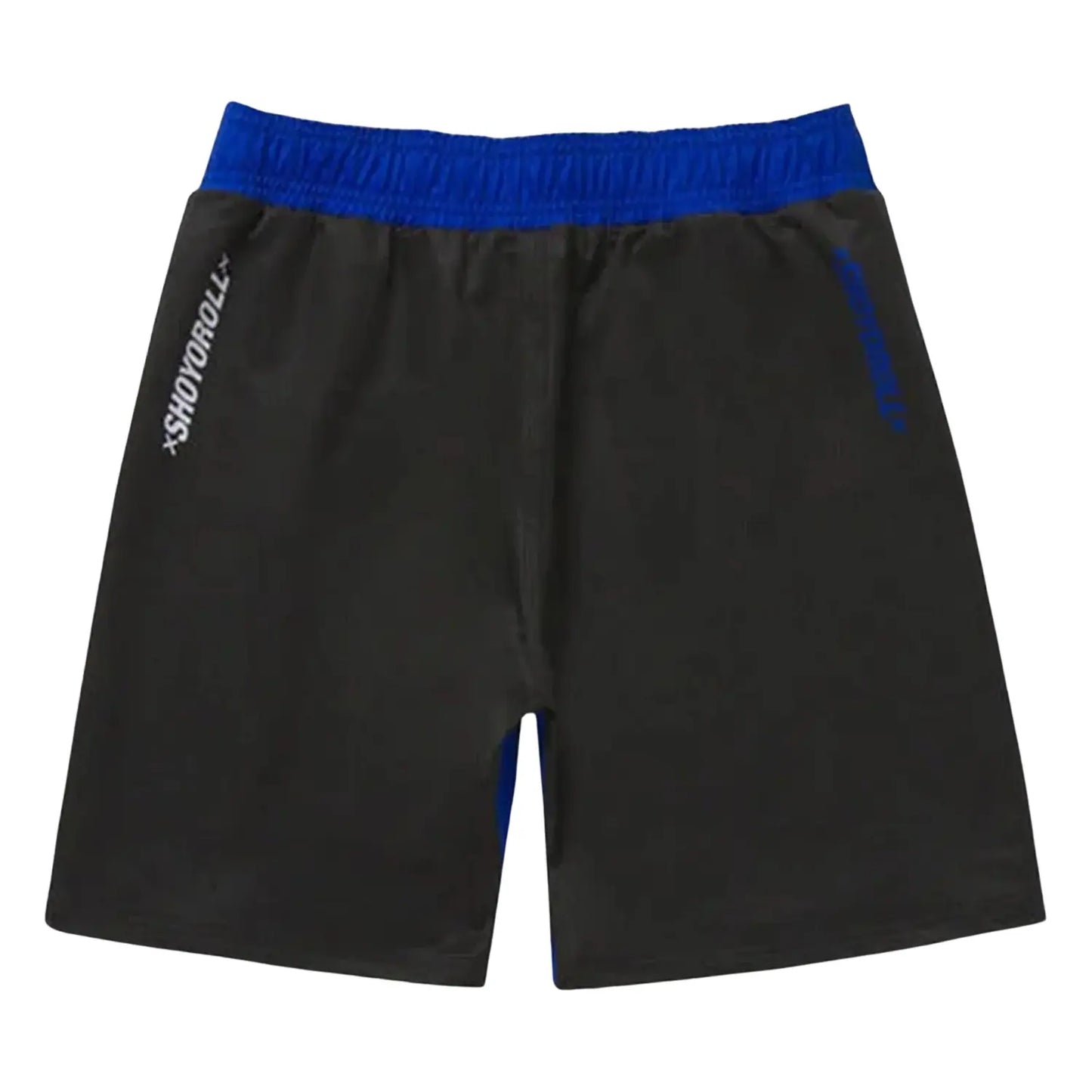 BJJ No Gi Shoyoroll Azure Competitor training fitted shorts black back view