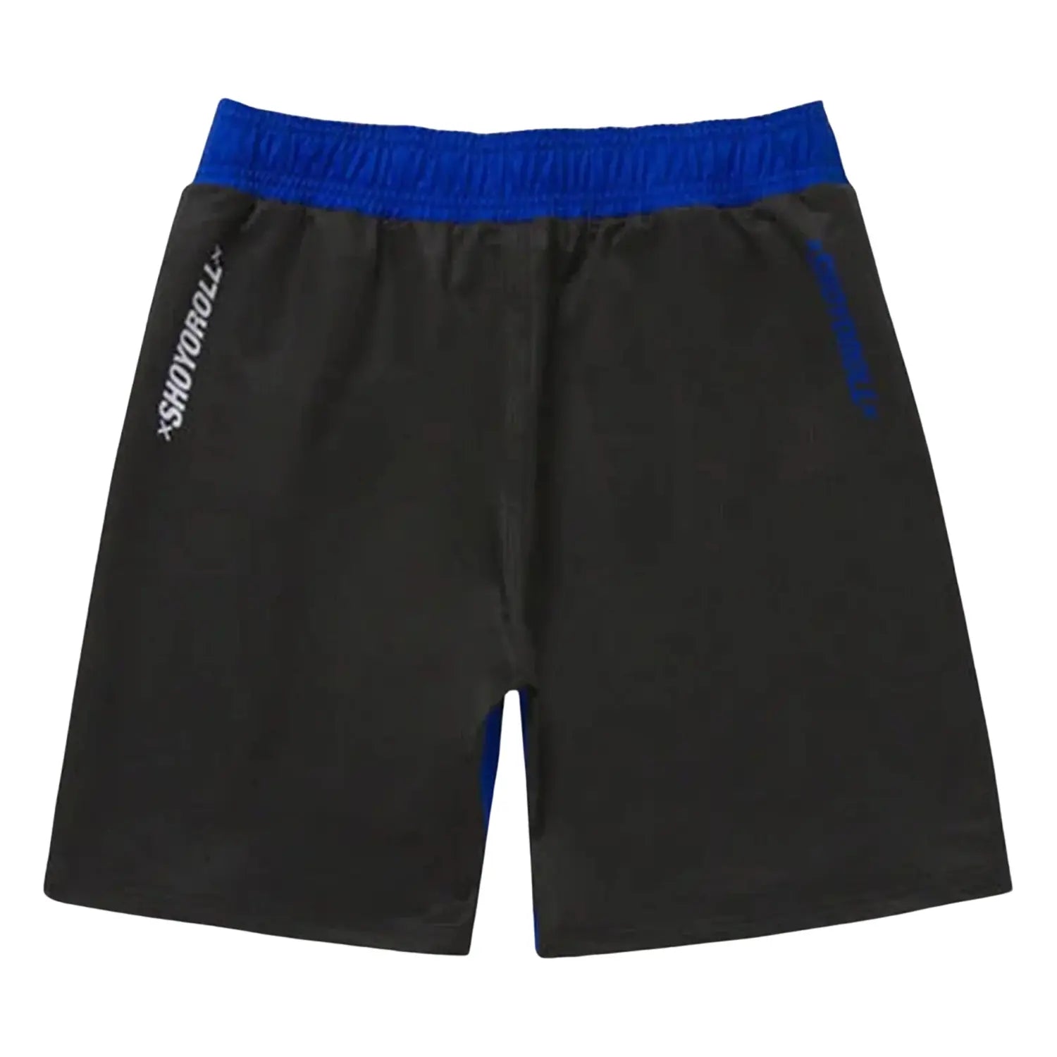 BJJ No Gi Shoyoroll Azure Competitor training fitted shorts black back view