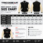 American black wool varsity jacket men's size chart