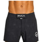 Batch 143 Malibu MMA training shorts front view in black