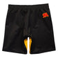 BJJ No Gi Shoyoroll Batch 146 BlackSTAR retro training fitted shorts back view in black