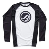 Shoyoroll 2019 CS Q1 black and white long sleeve BJJ training rash guard front view