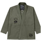 Shoyoroll Batch 114 RVCA x DPM olive BJJ gi front view