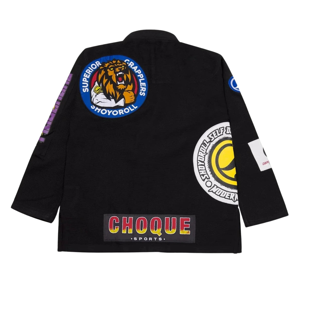 Shoyoroll Batch 124 Federation V2 black BJJ gi back view