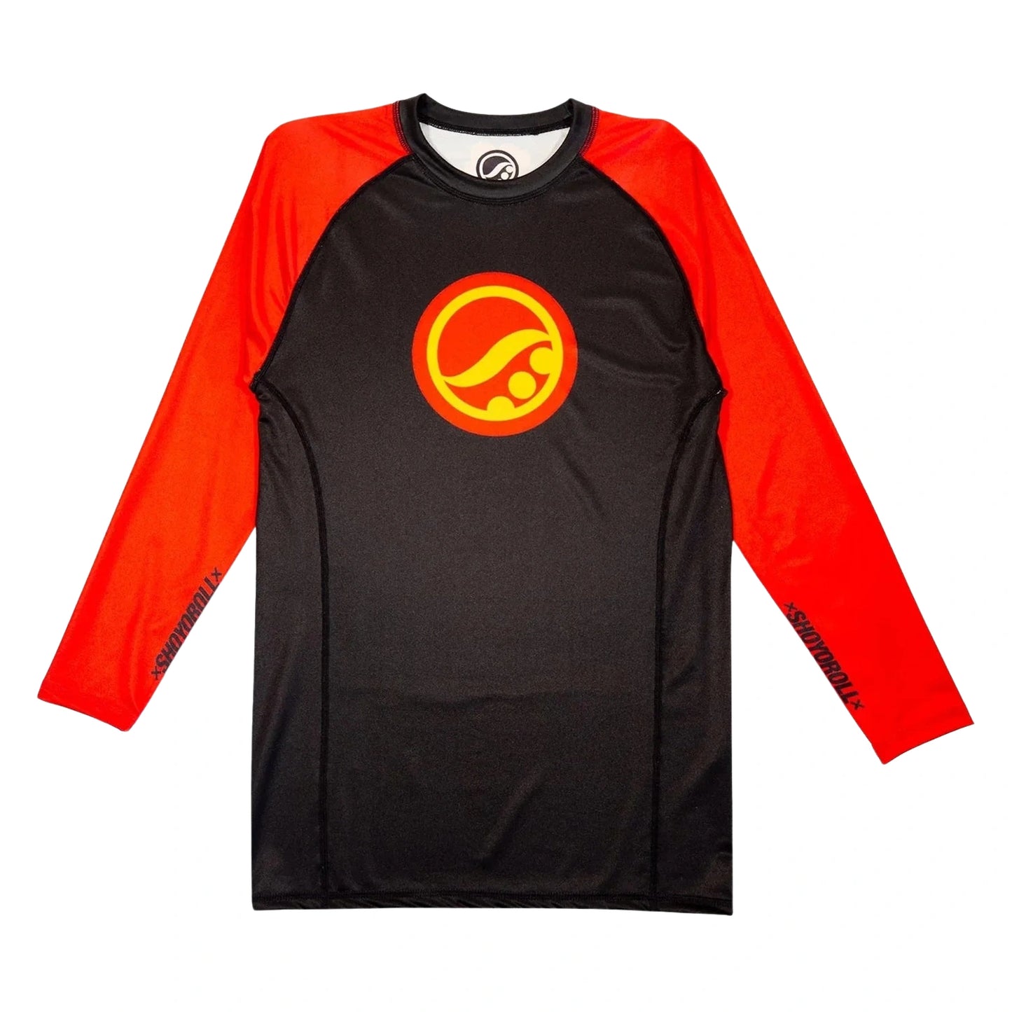 Shoyoroll Batch 146 BlackSTAR Retro Long Sleeve BJJ Rash Guard front view