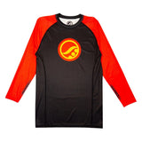 Shoyoroll Batch 146 BlackSTAR Retro Long Sleeve BJJ Rash Guard front view