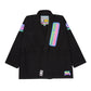 Shoyoroll Batch 149 Retro Gradient black BJJ gi front view