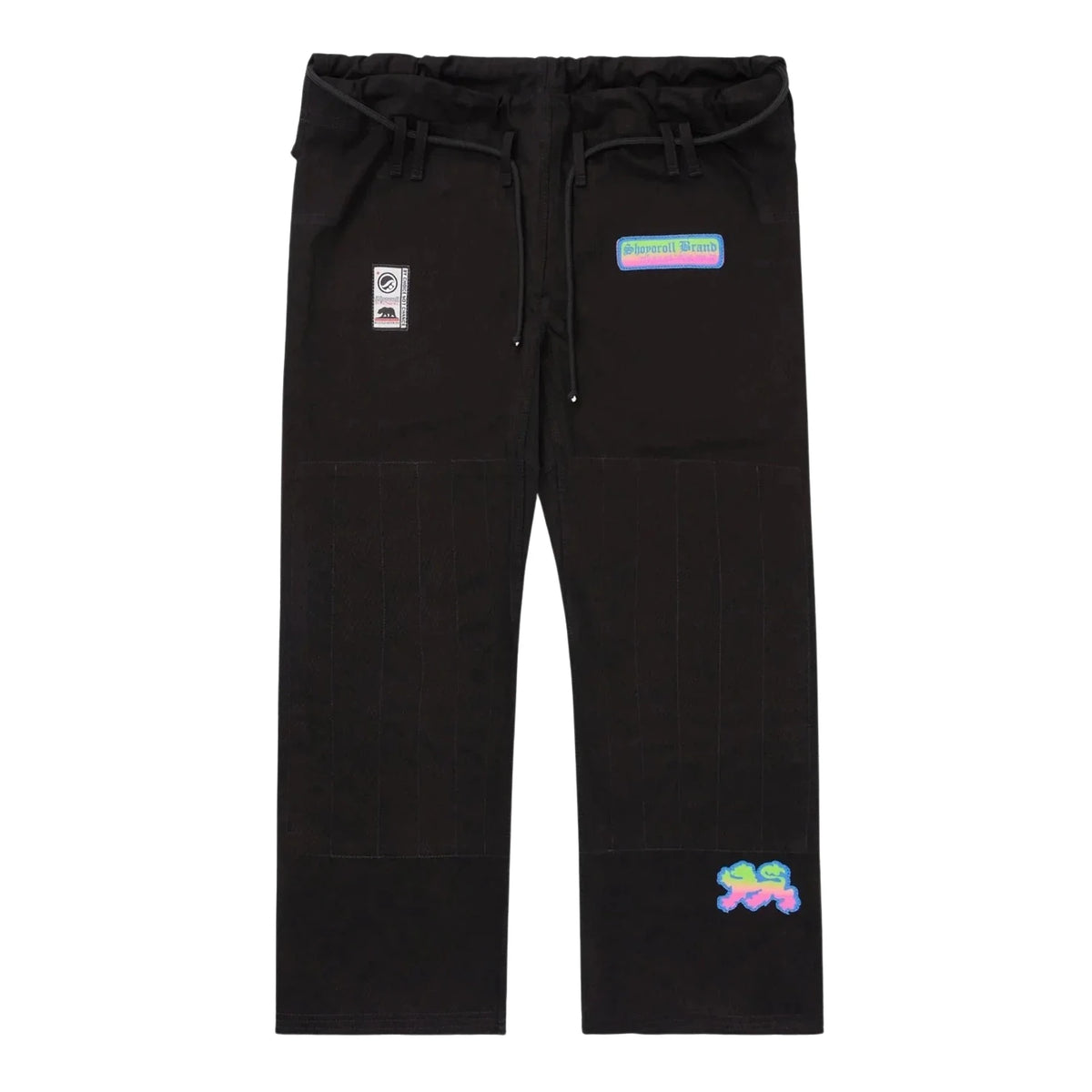 Shoyoroll Batch 149 Retro Gradient black BJJ gi front view
