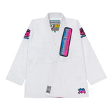 Shoyoroll Batch 149 Retro Gradient white BJJ gi front view
