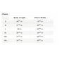 Shoyoroll Batch 151 LS24 Americana long sleeve BJJ rash guard size chart S to 3XL