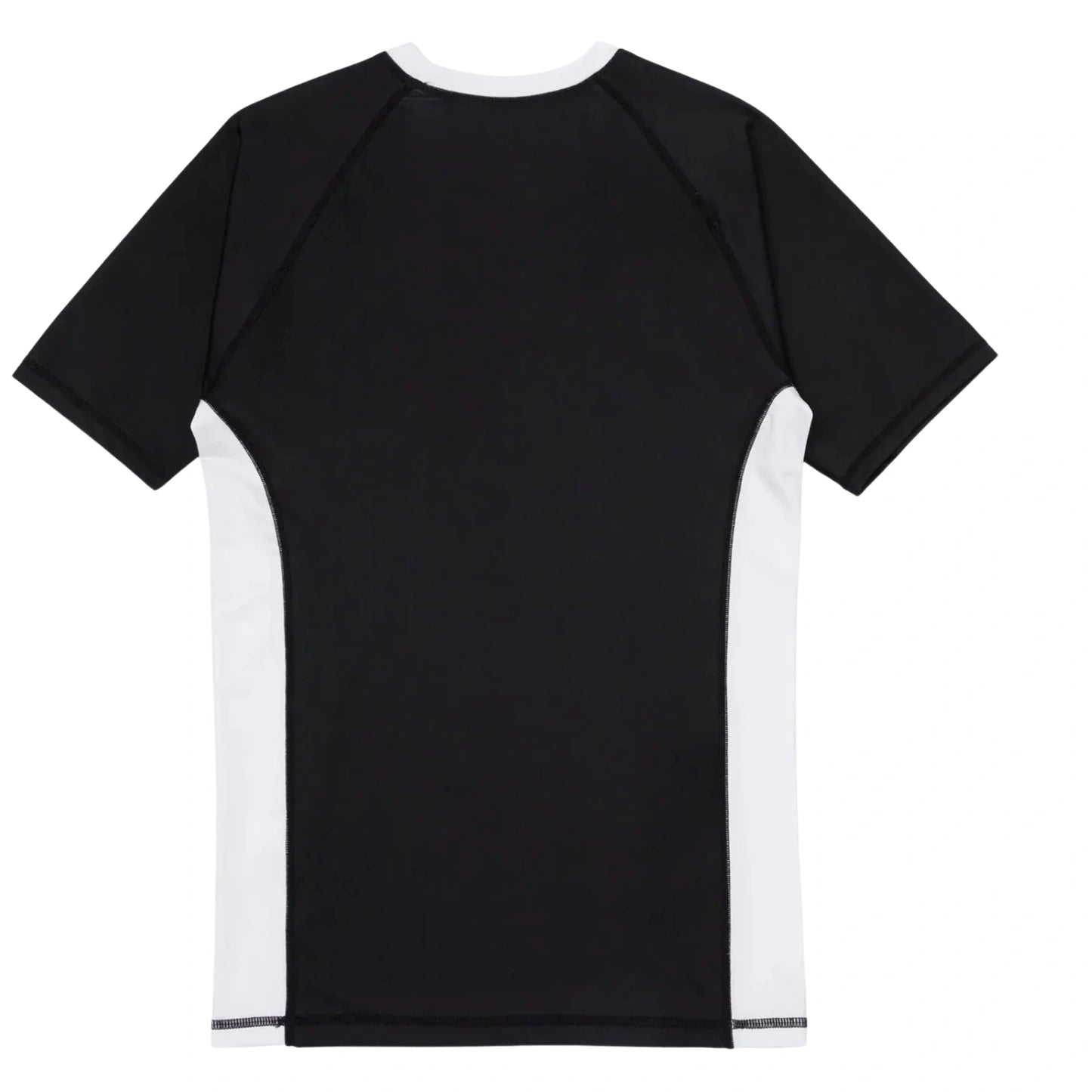 Shoyoroll Batch 151 SS24 Americana black and white short sleeve BJJ training rash guard back view