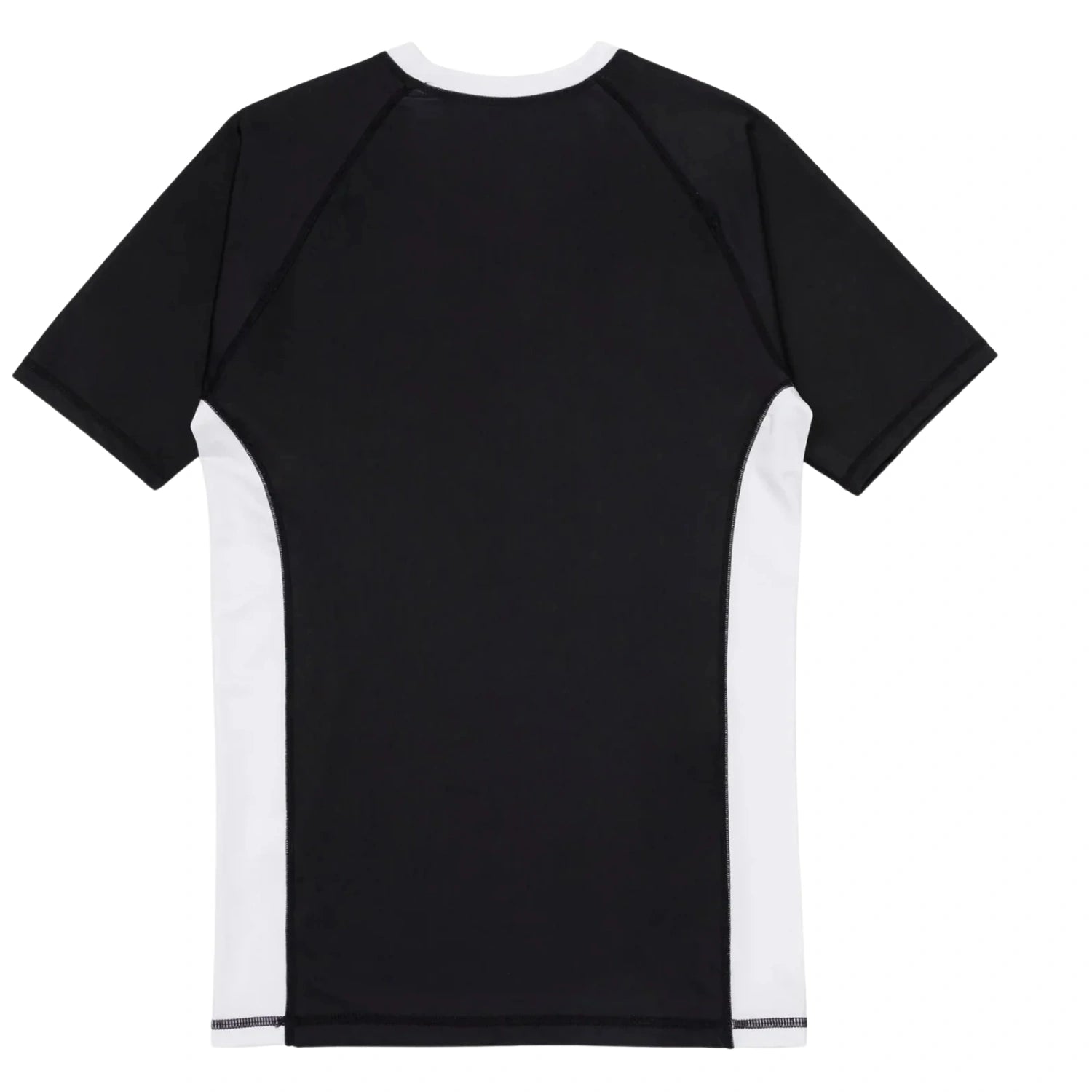 Shoyoroll Batch 151 SS24 Americana black and white short sleeve BJJ training rash guard back view