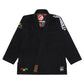 Shoyoroll Batch 30 Like Cheese black BJJ Gi front view with colorful X design