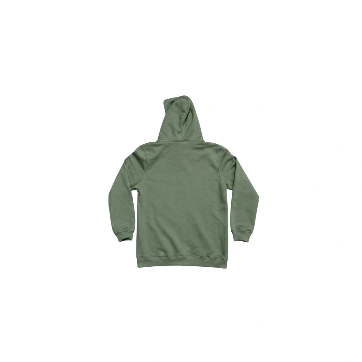 Shoyoroll Batch 31 UND gray hoodie back view in 300 GSM fleece