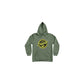 Shoyoroll Batch 31 UND gray hoodie front view with 300 GSM fleece and graphic chest design