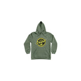 Shoyoroll Batch 31 UND gray hoodie front view with 300 GSM fleece and graphic chest design