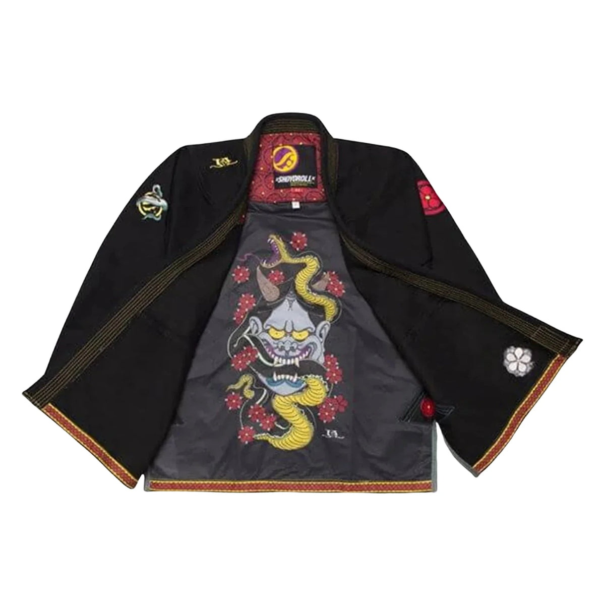 Shoyoroll Batch 35 Armstrong 7th Son BJJ Gi interior design and embroidery