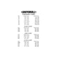 Shoyoroll Batch 51 REBEL Japan BJJ gi size chart