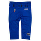 Shoyoroll Batch 55 Ranked Classic BJJ Gi blue pearl weave pants with reinforced knee panels
