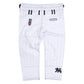 Shoyoroll Batch 55 Ranked Classic BJJ Gi white pearl weave pants with reinforced knee panels