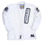 Shoyoroll Batch 55 Ranked Classic BJJ Gi white 450 GSM pearl weave jacket front view