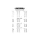 Shoyoroll BJJ gi size chart for standard husky long and fitted sizes