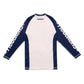 Shoyoroll Comp Edition 20.3 white long sleeve BJJ training rash guard back view