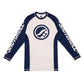 Shoyoroll Comp Edition 20.3 white long sleeve BJJ training rash guard front view