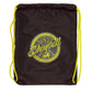 Shoyoroll Cut Batch 75 SIX BJJ Gi black carry bag with yellow drawstrings and logo