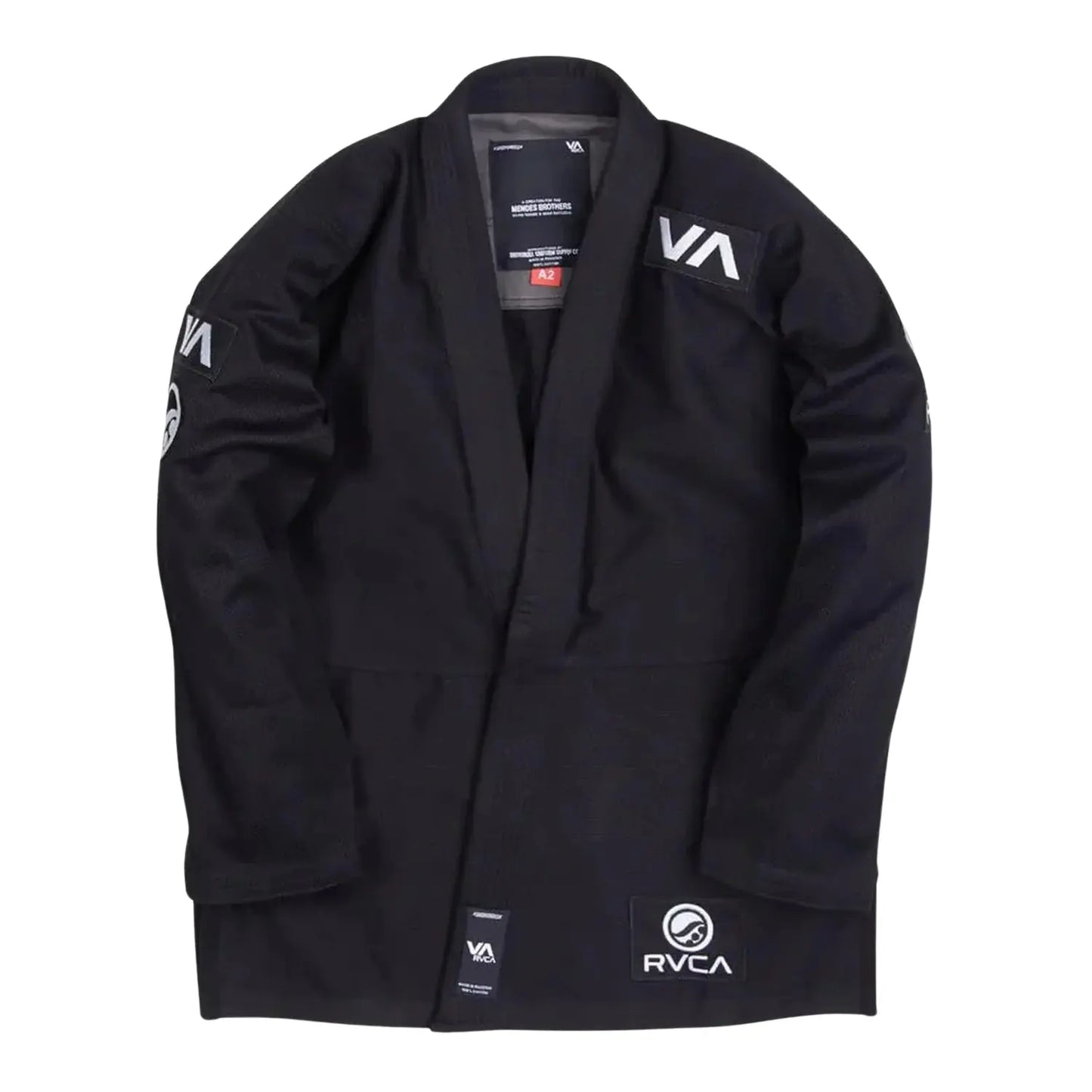 Shoyoroll Cut RVCA V2 Batch 60 black BJJ Gi jacket front view