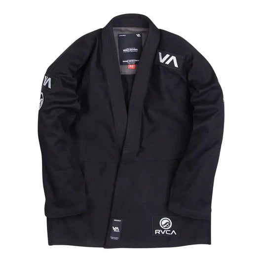 Shoyoroll Cut RVCA V2 Batch 60 black BJJ Gi jacket front view