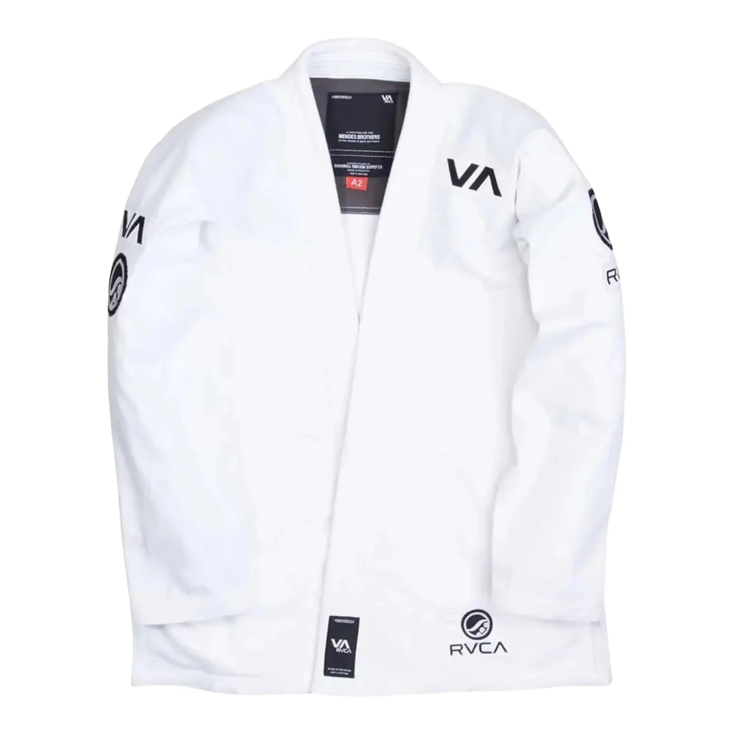 Shoyoroll Cut RVCA V2 Batch 60 white BJJ Gi front view