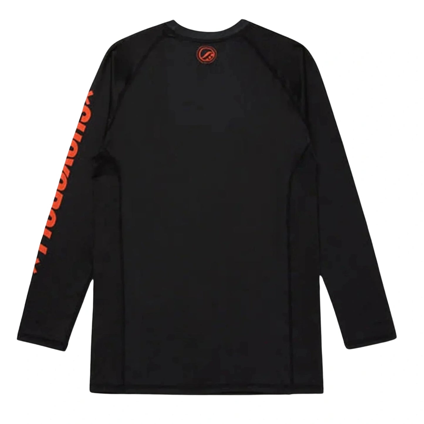 Shoyoroll Ember Competitor black long sleeve BJJ training rash guard back view