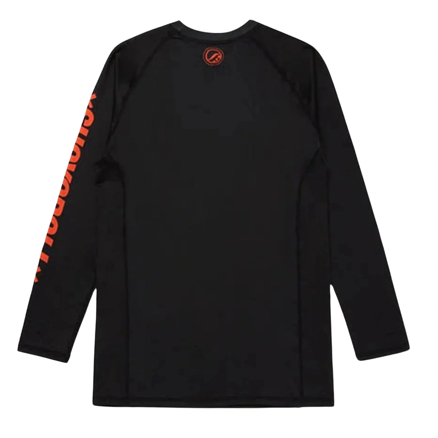 Shoyoroll Ember Competitor black long sleeve BJJ training rash guard back view