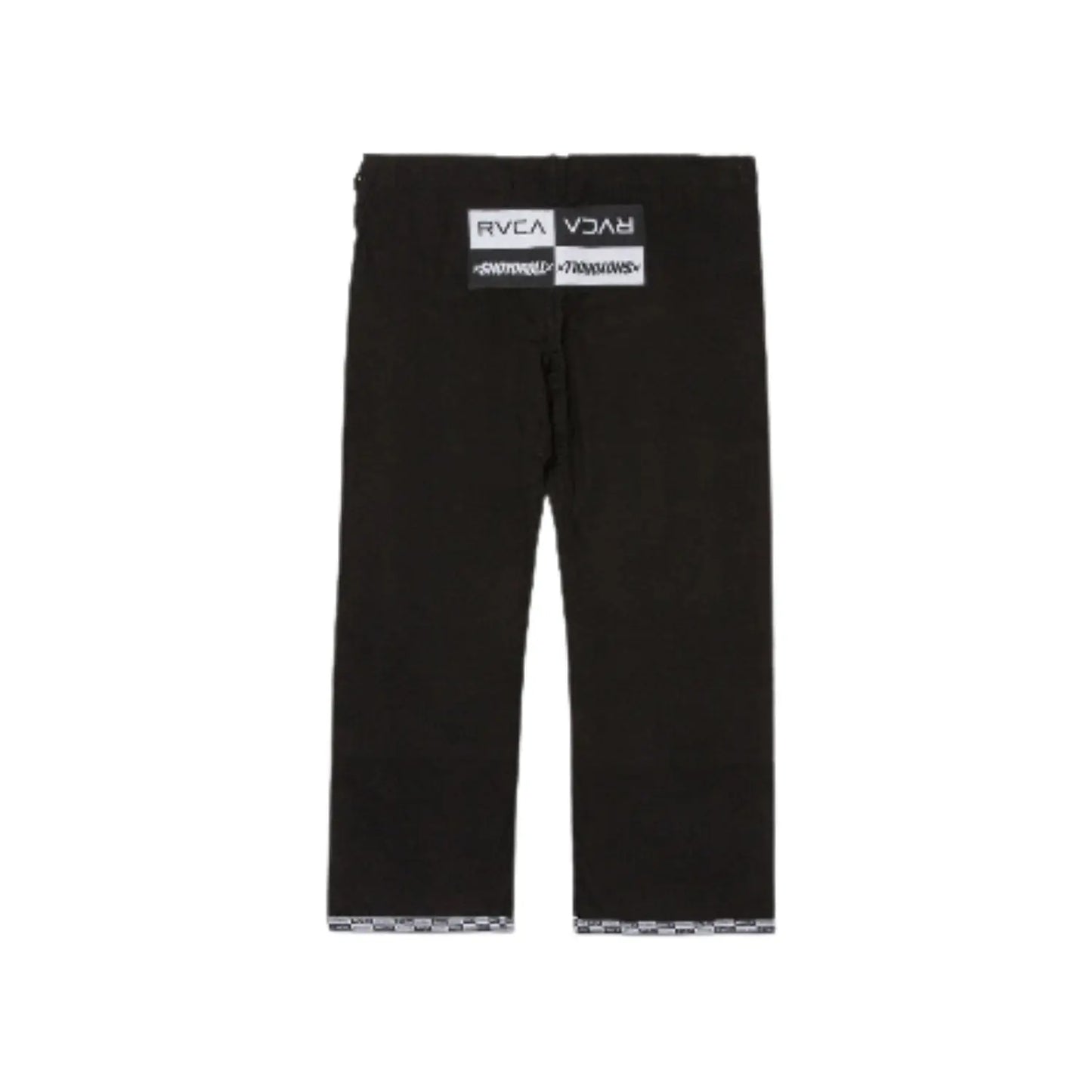 Shoyoroll RVCA x Roots BJJ Gi black pants front view