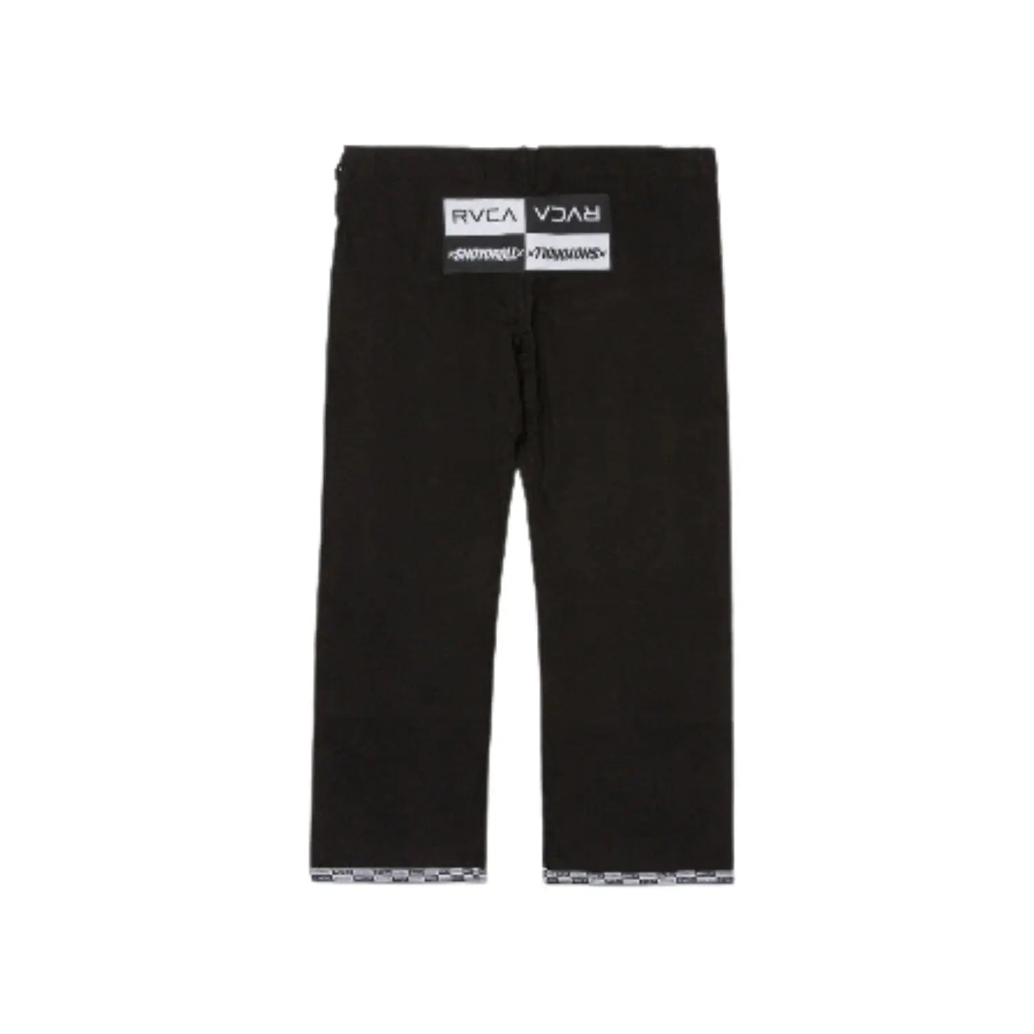 Shoyoroll RVCA x Roots BJJ Gi black pants front view