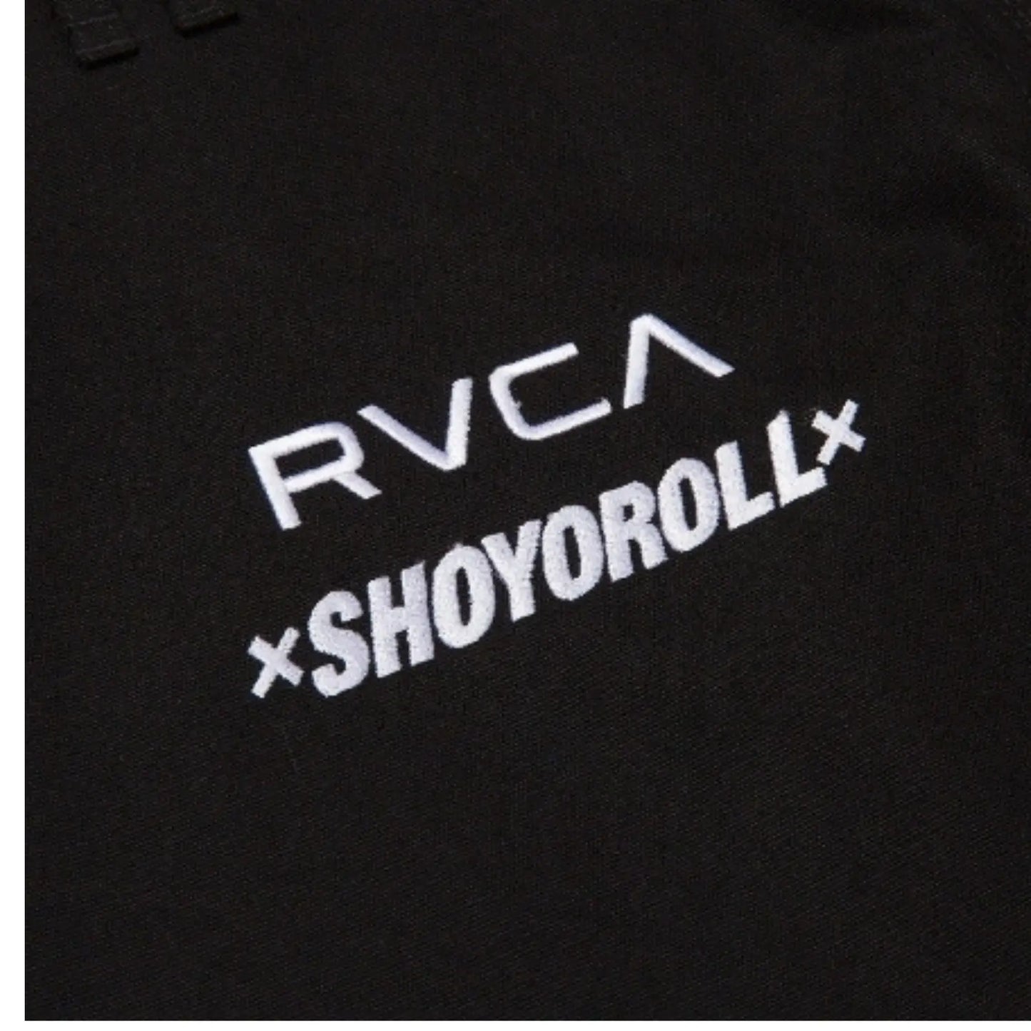 Shoyoroll RVCA x Roots BJJ Gi chest logo detail