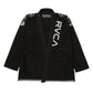 Shoyoroll RVCA x Roots VA x Roots black BJJ Gi 450 GSM front view