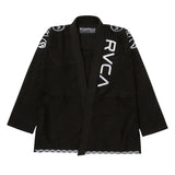 Shoyoroll RVCA x Roots VA x Roots black BJJ Gi 450 GSM front view