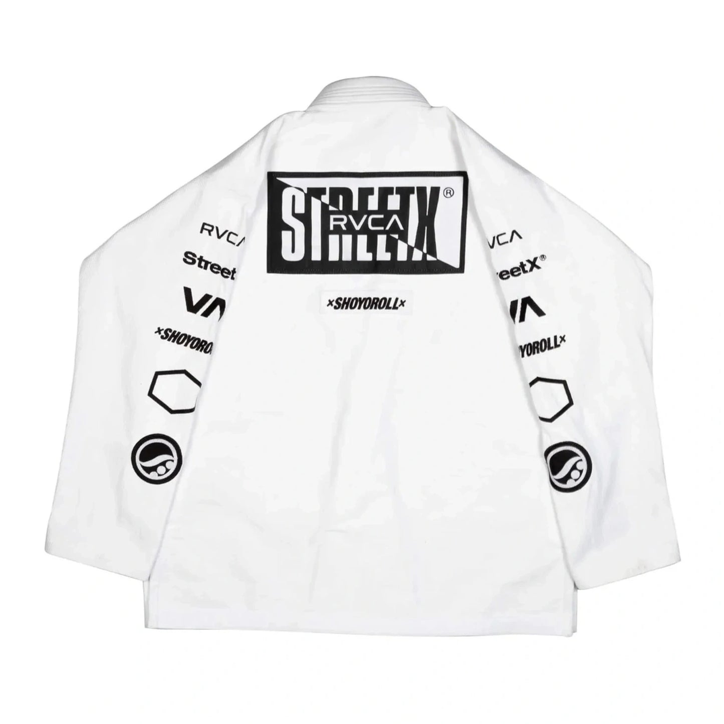 Shoyoroll RVCA x StreetX BJJ Gi back view 450 GSM Brazilian Jiu-Jitsu kimono