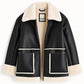 Women’s Brown B3 RAF Aviator Shearling Leather Jacket – Flight Bomber Jacket